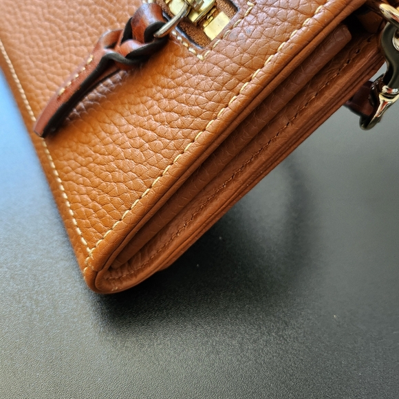 Dooney Brown Crossbody Wallet - Picture 8 of 13